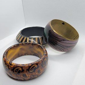 Set of 3 Bangle Bracelets
